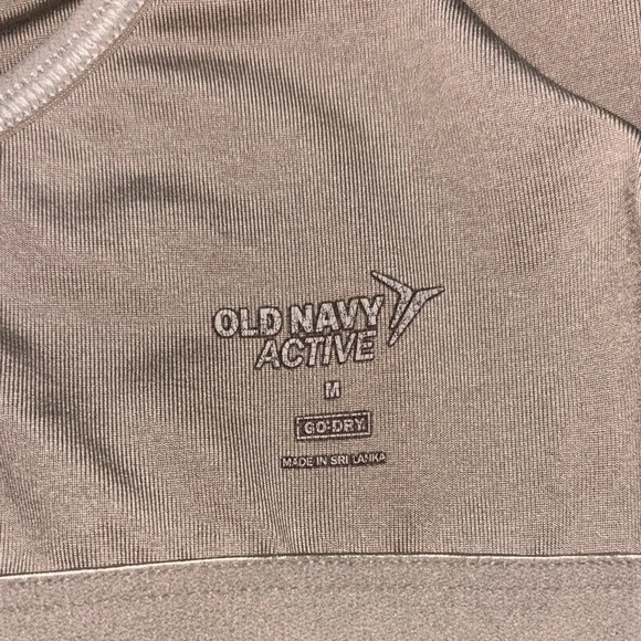 Old Navy Tan and Yellow Sports Bra - Picture 4 of 4